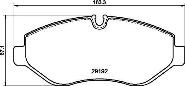 Pagid T5172 - Brake Pad Set, disc brake autospares.lv