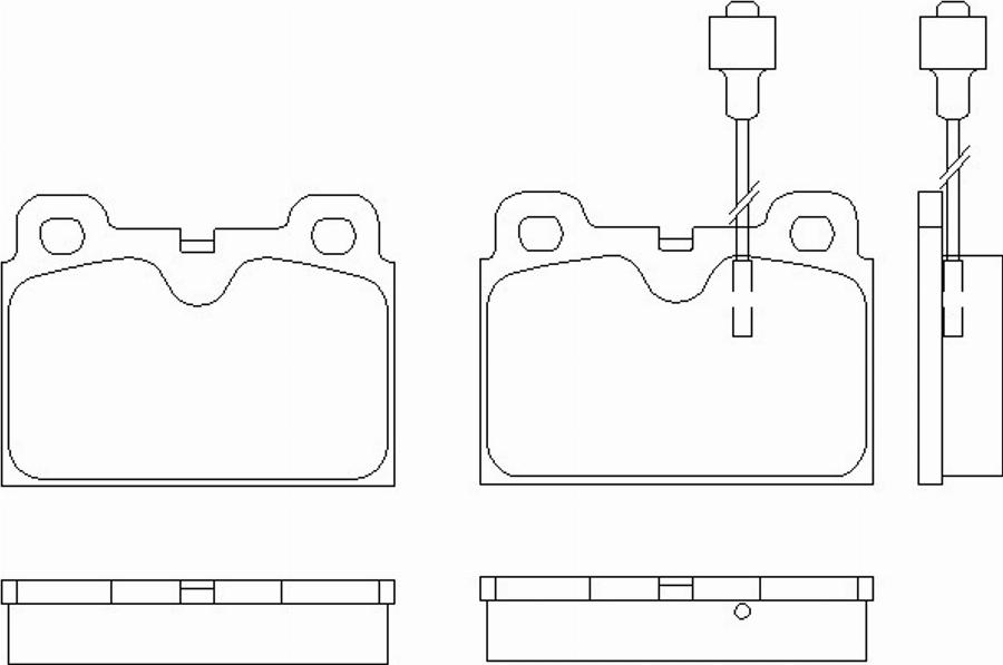 Pagid T0499 - Brake Pad Set, disc brake autospares.lv