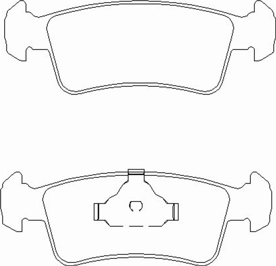 Pagid T 0020 - Brake Pad Set, disc brake autospares.lv