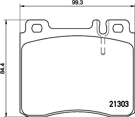 Pagid T1049 - Brake Pad Set, disc brake autospares.lv