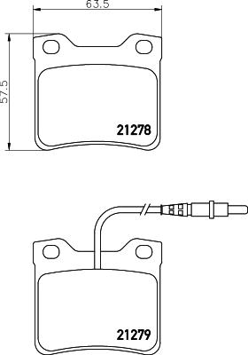 Pagid T1038 - Brake Pad Set, disc brake autospares.lv