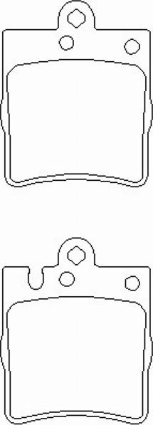 Pagid T1152EP - Brake Pad Set, disc brake autospares.lv