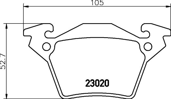 Pagid T1169 - Brake Pad Set, disc brake autospares.lv