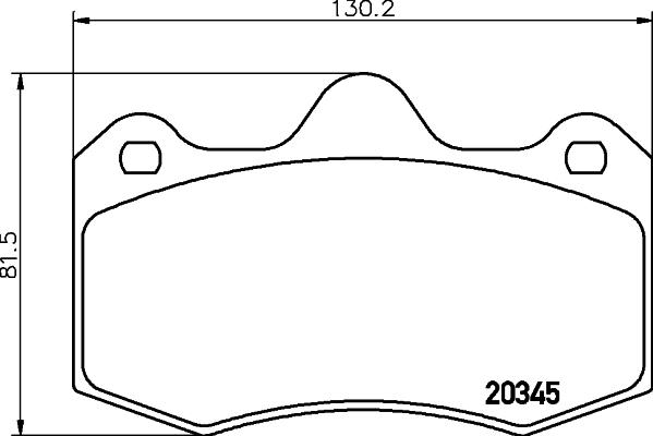 Pagid T1809 - Brake Pad Set, disc brake autospares.lv