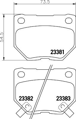 Pagid T1298 - Brake Pad Set, disc brake autospares.lv