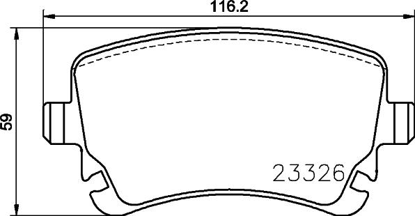 Pagid T2568 - Brake Pad Set, disc brake autospares.lv