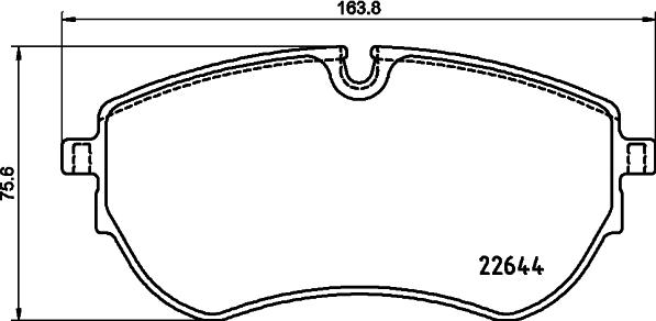 Pagid T2692 - Brake Pad Set, disc brake autospares.lv