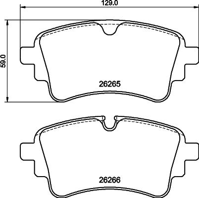 Pagid 8DB 355 040-941 - Brake Pad Set, disc brake autospares.lv