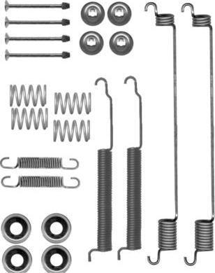 Pagid X0134 - Accessory Kit, brake shoes autospares.lv