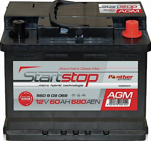 PANTHER SB.560909068 - Starter Battery autospares.lv