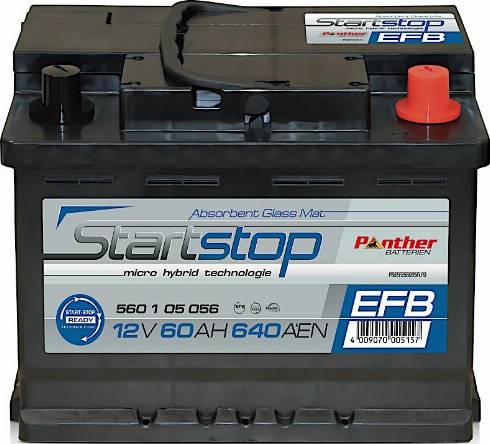 PANTHER SB.560105056 - Starter Battery autospares.lv