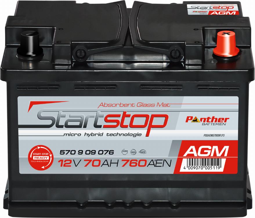 PANTHER SB.570909076n - Starter Battery autospares.lv