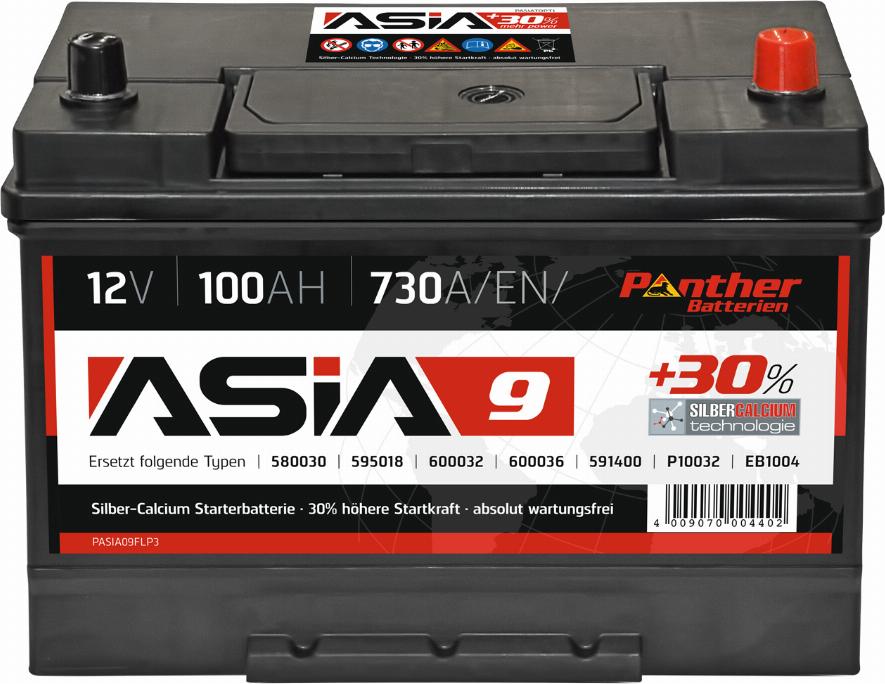 PANTHER SB.ASIA09 - Starter Battery autospares.lv