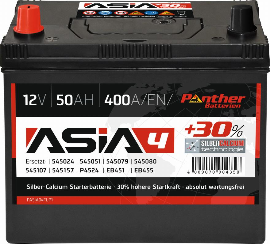 PANTHER SB.ASIA04 - Starter Battery autospares.lv