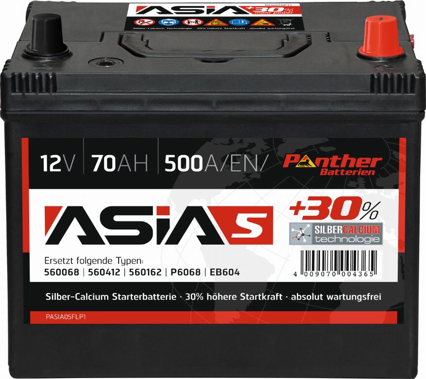 PANTHER SB.ASIA05 - Starter Battery autospares.lv