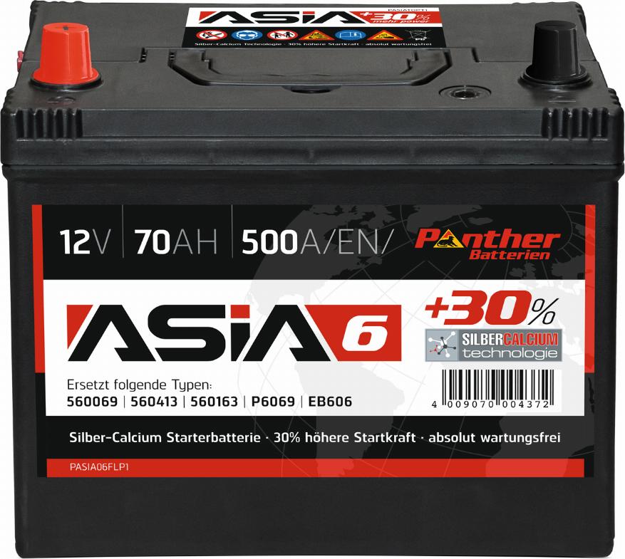 PANTHER SB.ASIA06 - Starter Battery autospares.lv