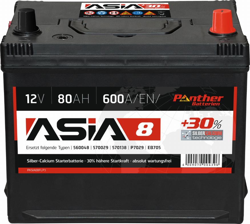 PANTHER SB.ASIA08 - Starter Battery autospares.lv