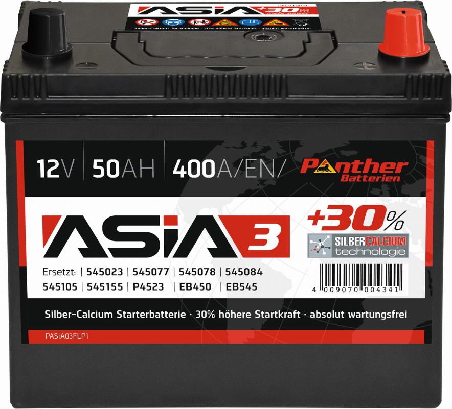PANTHER SB.ASIA03 - Starter Battery autospares.lv