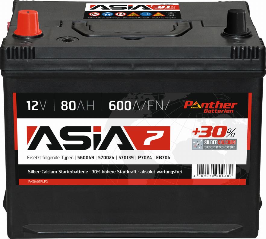 PANTHER SB.ASIA07 - Starter Battery autospares.lv