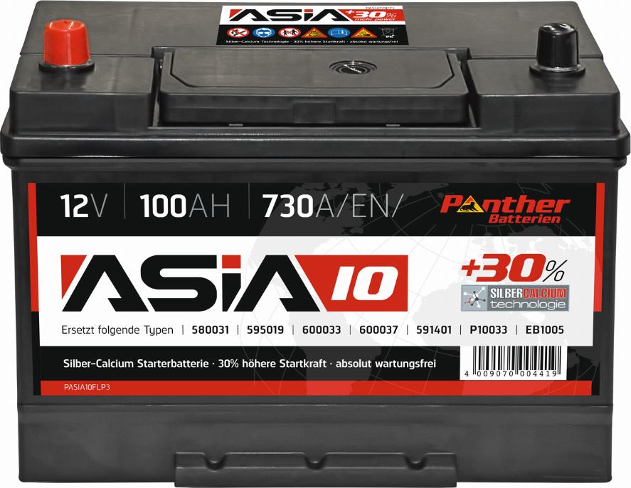 PANTHER SB.ASIA10 - Starter Battery autospares.lv