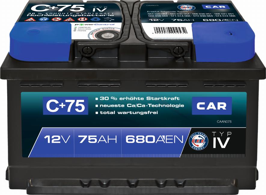 PANTHER SB.C75 - Starter Battery autospares.lv