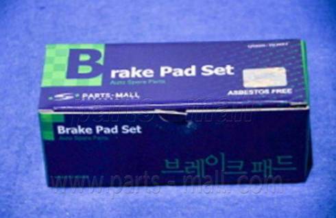 Parts-Mall PKA-043 - Brake Pad Set, disc brake autospares.lv