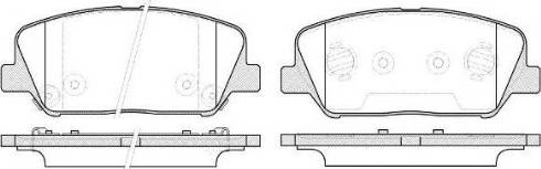 Parts-Mall PKA-055 - Brake Pad Set, disc brake autospares.lv