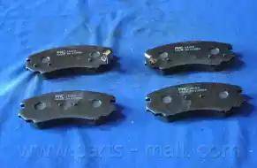 Parts-Mall PKA-004-S - Brake Pad Set, disc brake autospares.lv