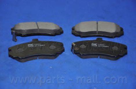 Parts-Mall PKA-034 - Brake Pad Set, disc brake autospares.lv