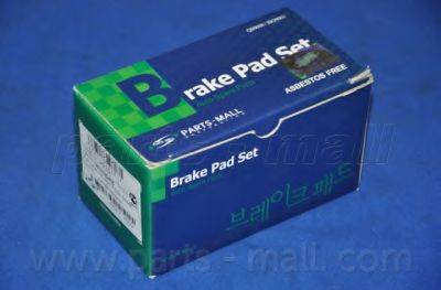 Parts-Mall PKA-034 - Brake Pad Set, disc brake autospares.lv