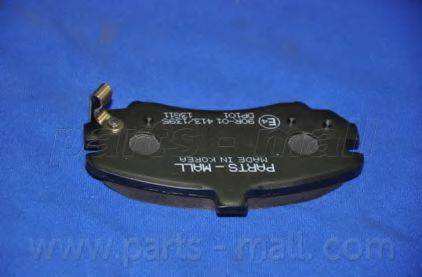 Parts-Mall PKA-E34 - Brake Pad Set, disc brake autospares.lv