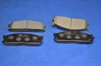 Parts-Mall PKB-004 - Brake Pad Set, disc brake autospares.lv