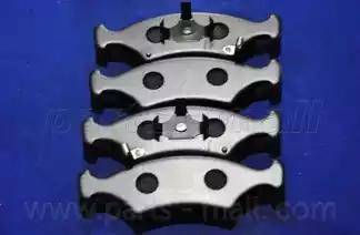 Parts-Mall PKB-005-S - Brake Pad Set, disc brake autospares.lv