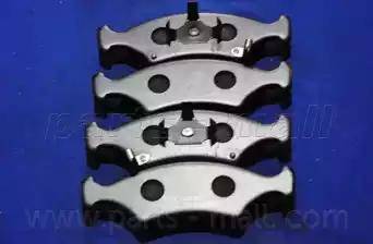 Parts-Mall PKB-005 - Brake Pad Set, disc brake autospares.lv