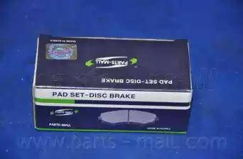 Parts-Mall PKB-019 - Brake Pad Set, disc brake autospares.lv