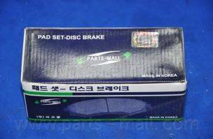 Parts-Mall PKB-011 - Brake Pad Set, disc brake autospares.lv