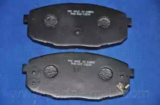 Parts-Mall PKB-022 - Brake Pad Set, disc brake autospares.lv