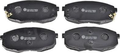 Parts-Mall PKB-E35 - Brake Pad Set, disc brake autospares.lv