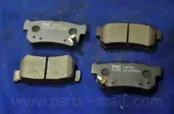 Parts-Mall PKD-004-S - Brake Pad Set, disc brake autospares.lv