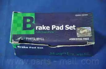 Parts-Mall PKF-004 - Brake Pad Set, disc brake autospares.lv