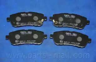 Parts-Mall PKH-E05 - Brake Pad Set, disc brake autospares.lv