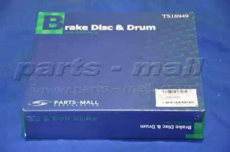 Parts-Mall PRA-041 - Brake Disc autospares.lv