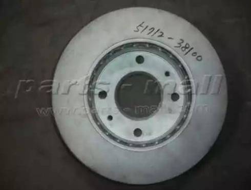 Parts-Mall PRA-016 - Brake Disc autospares.lv