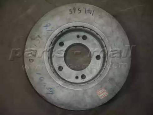 Parts-Mall PRA-024 - Brake Disc autospares.lv