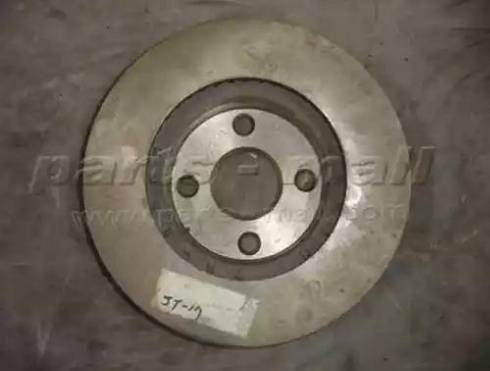 Parts-Mall PRF-017 - Brake Disc autospares.lv