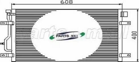 Parts-Mall PXNCT-006 - Condenser, air conditioning autospares.lv