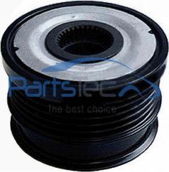 PartsTec PTA104-0098 - Pulley, alternator, freewheel clutch autospares.lv