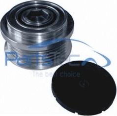 PartsTec PTA104-0042 - Pulley, alternator, freewheel clutch autospares.lv