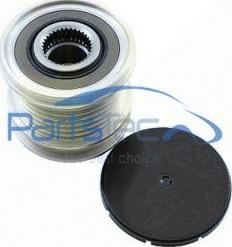 PartsTec PTA104-0063 - Pulley, alternator, freewheel clutch autospares.lv