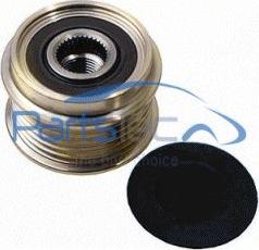 PartsTec PTA104-0005 - Pulley, alternator, freewheel clutch autospares.lv